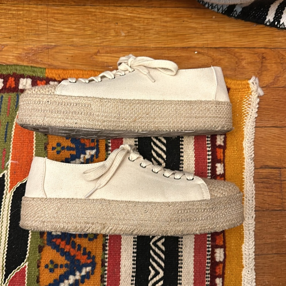 Schultz espadrille sneakers 7.5B - Picture 3 of 5